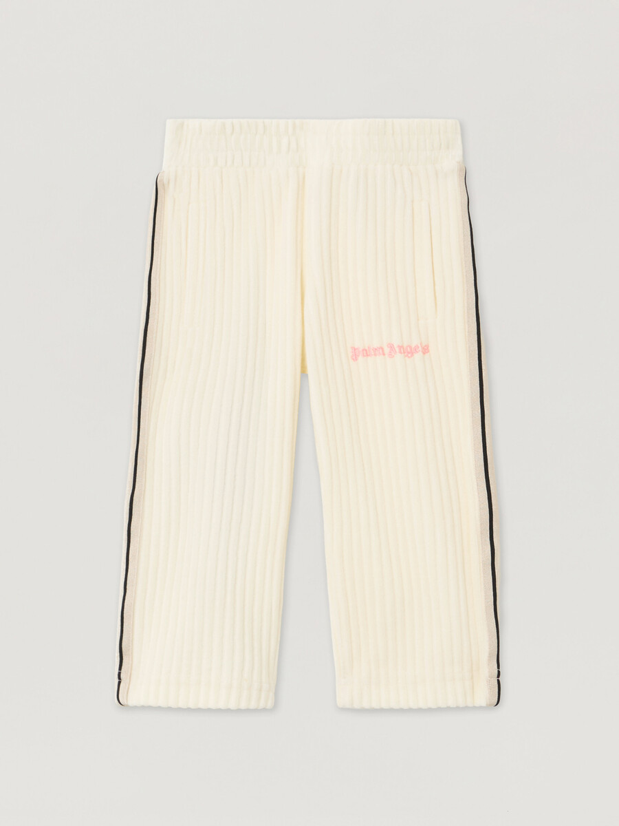 corduroy stripe track pants