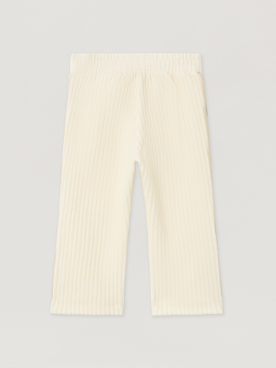 corduroy stripe track pants