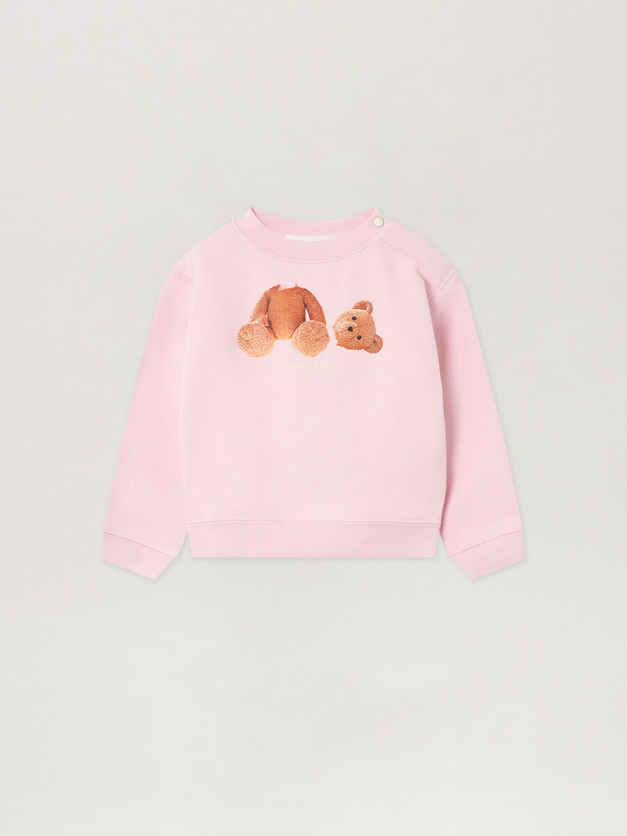 bear motif crewneck sweatshirt