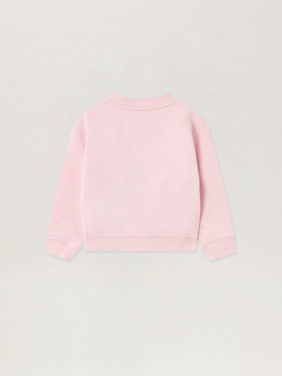 bear motif crewneck sweatshirt