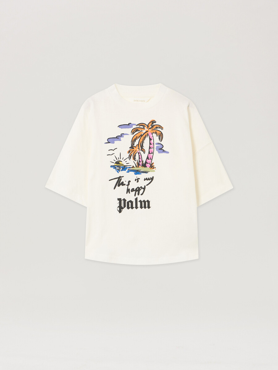 happy palms graphic t-shirt