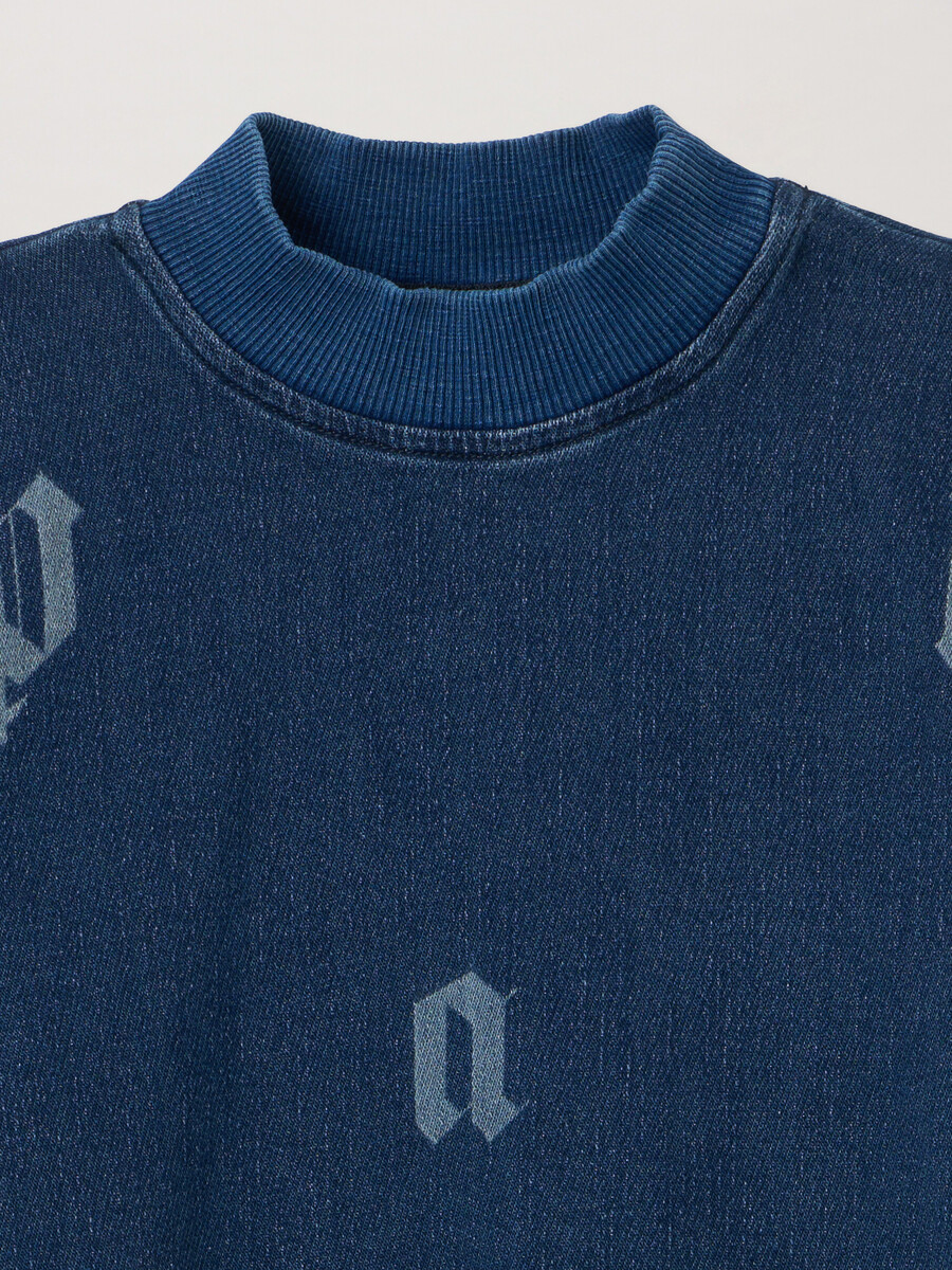 washed lettering sweatshirt