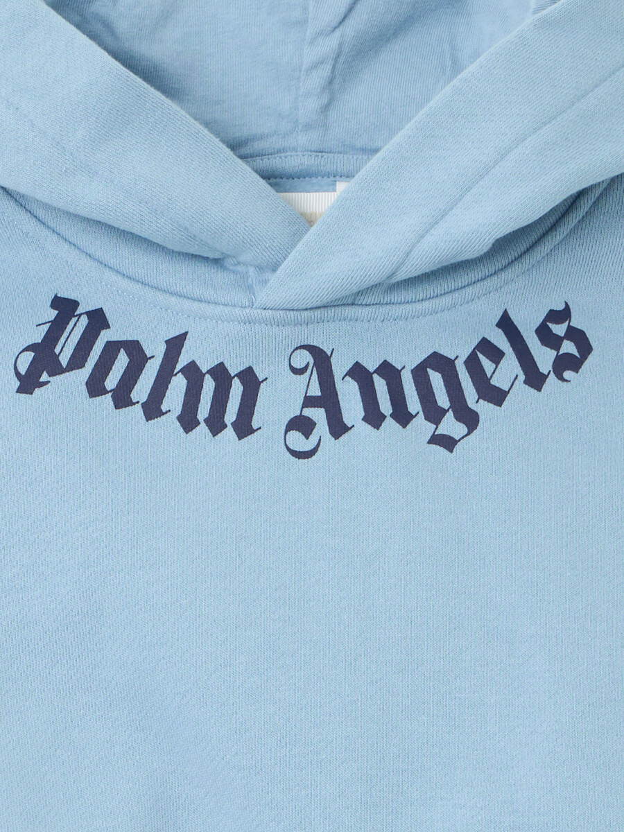neck logo hoodie