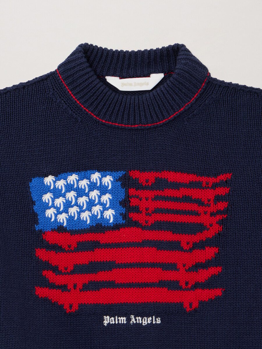 palms flag sweater