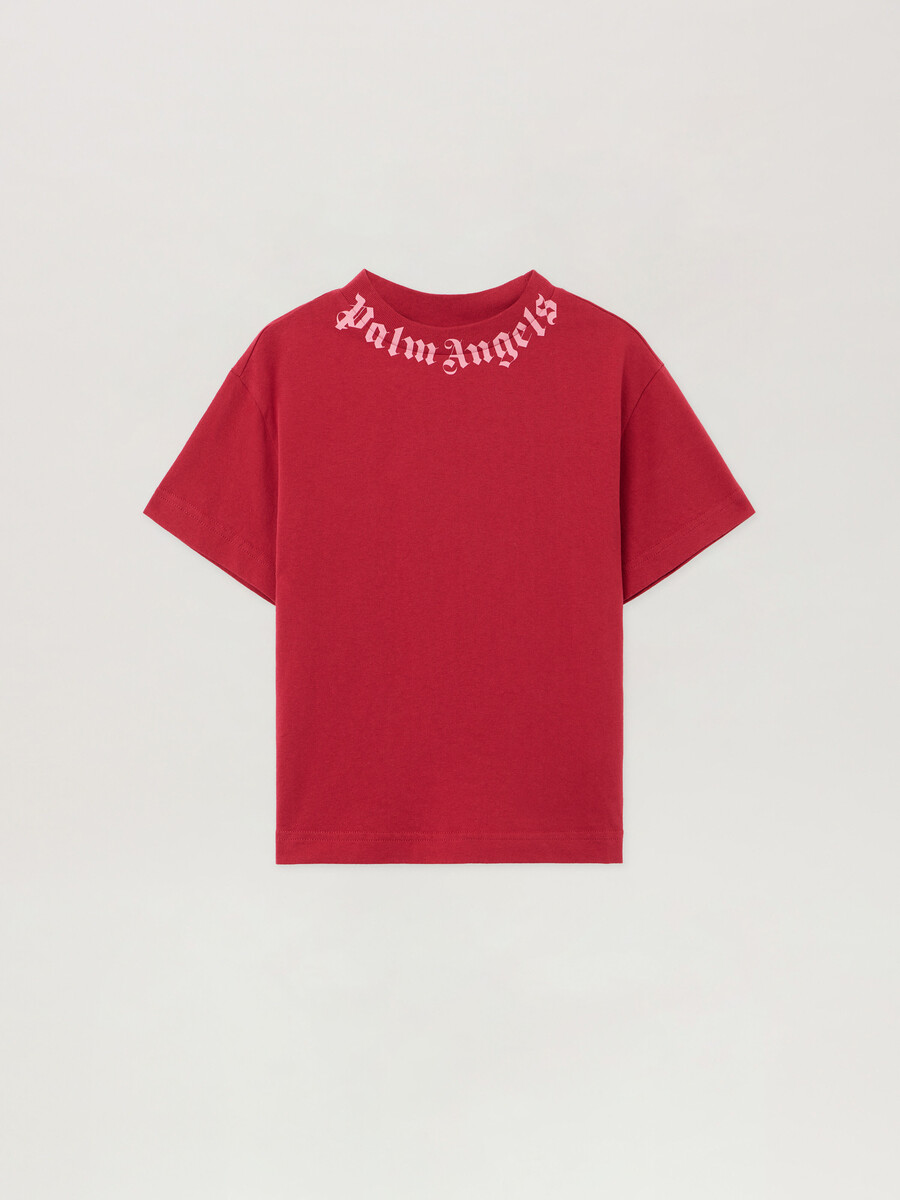 neck logo t-shirt