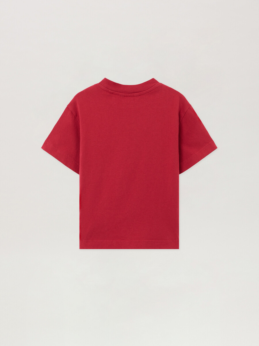 neck logo t-shirt