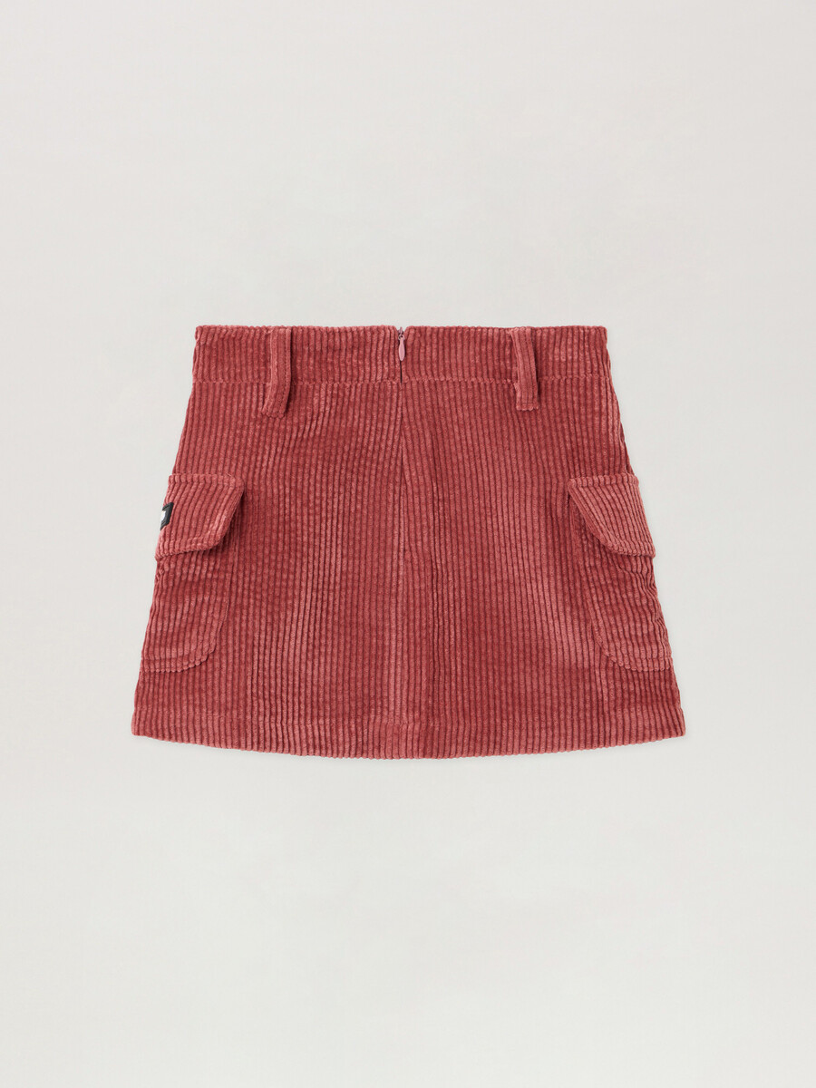 corduroy mini cargo skirt