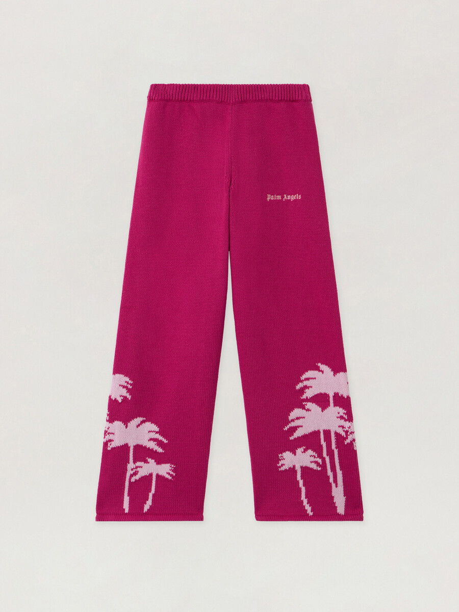 palms wide leg knit pants