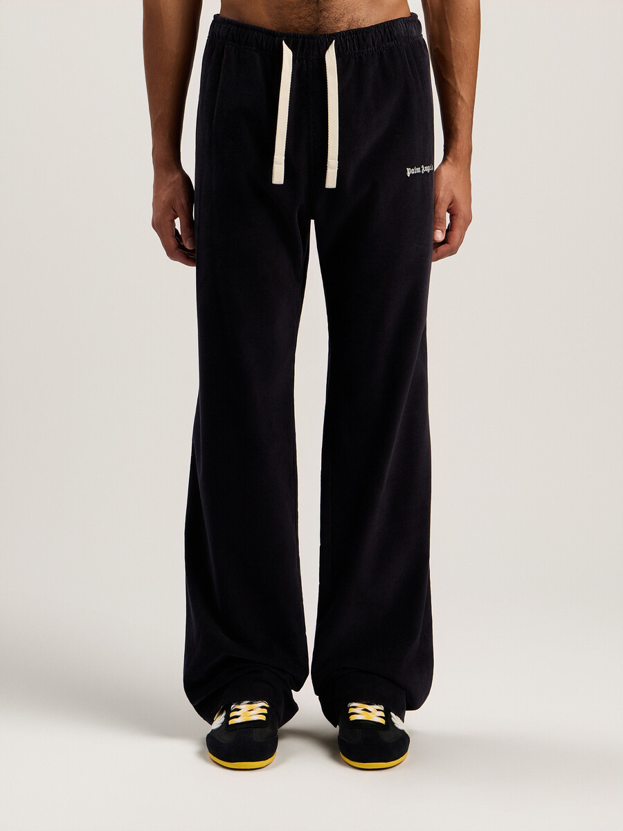 classic logo cord travel pants