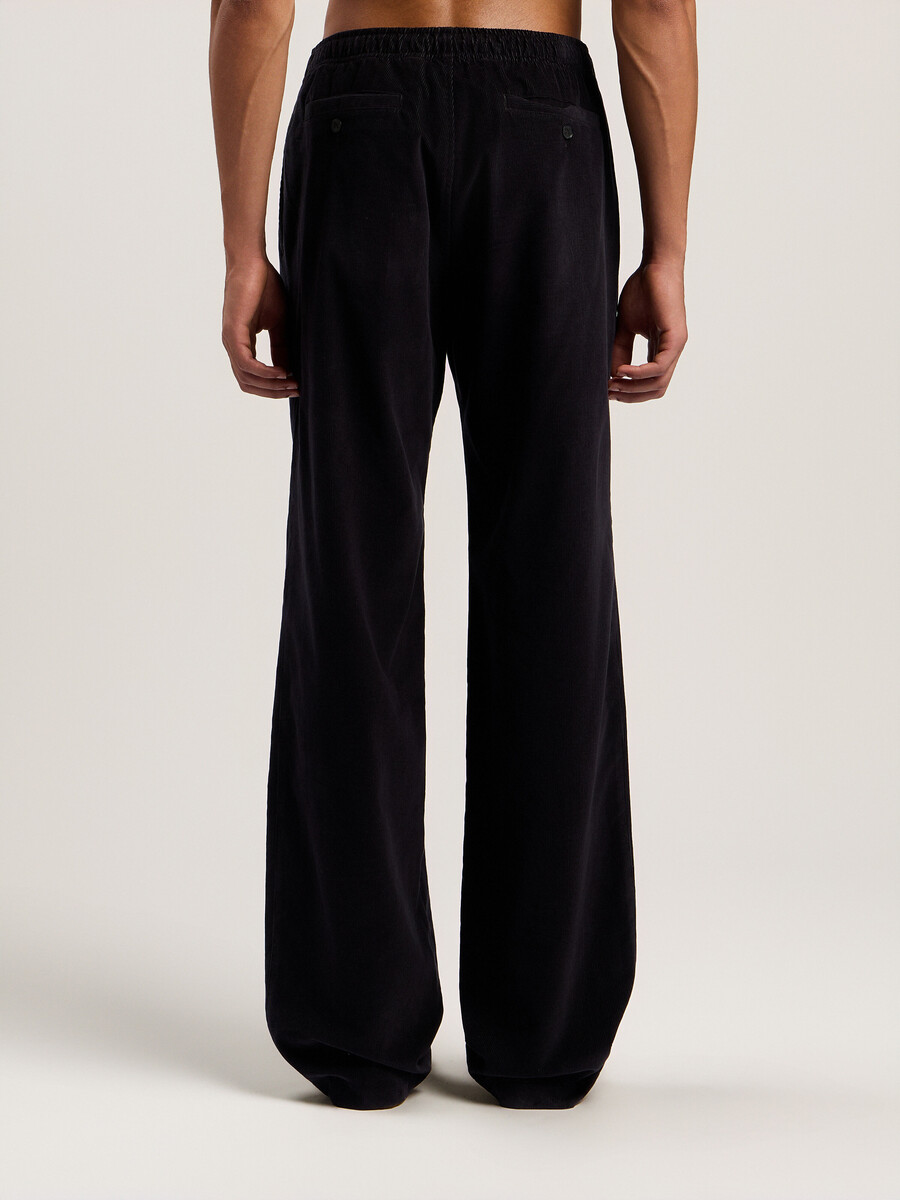 classic logo cord travel pants