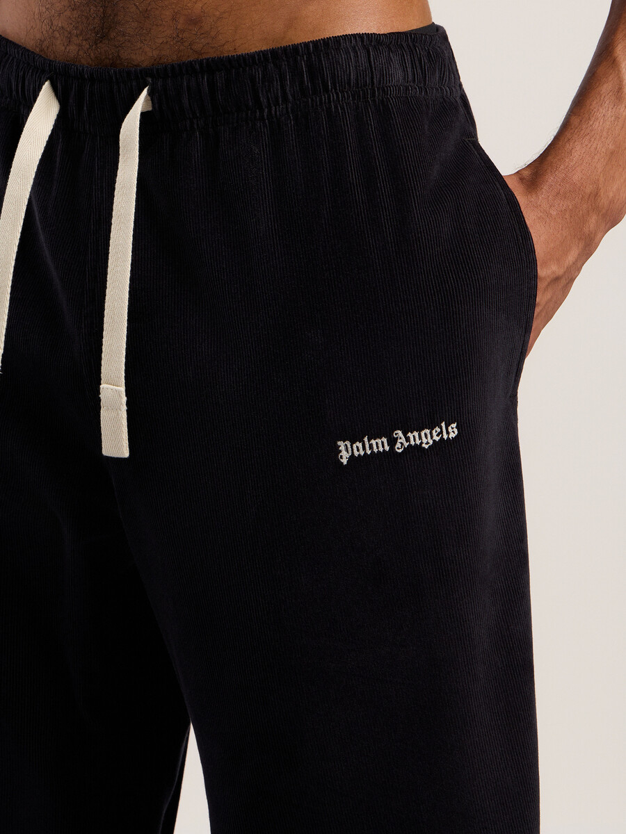 classic logo cord travel pants