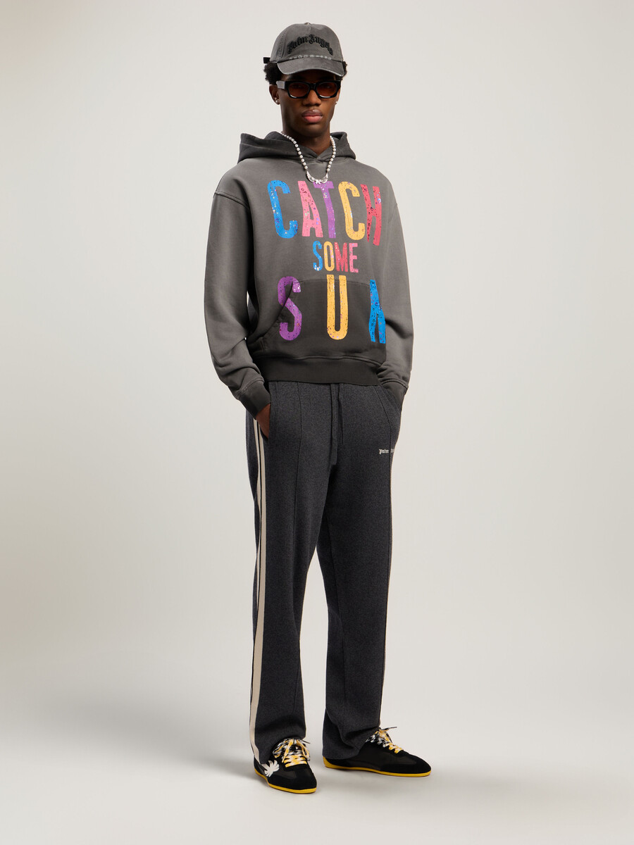 classic logo knit track pants