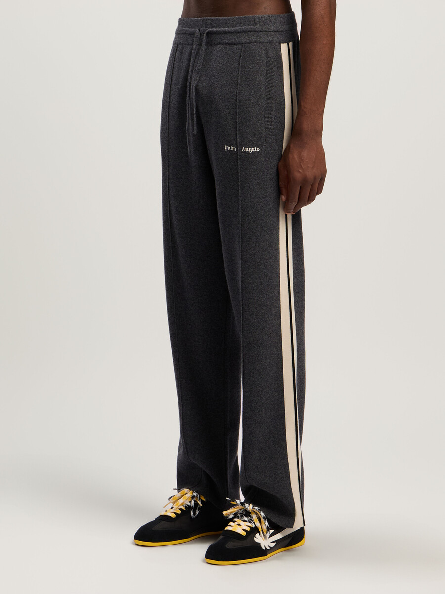 classic logo knit track pants