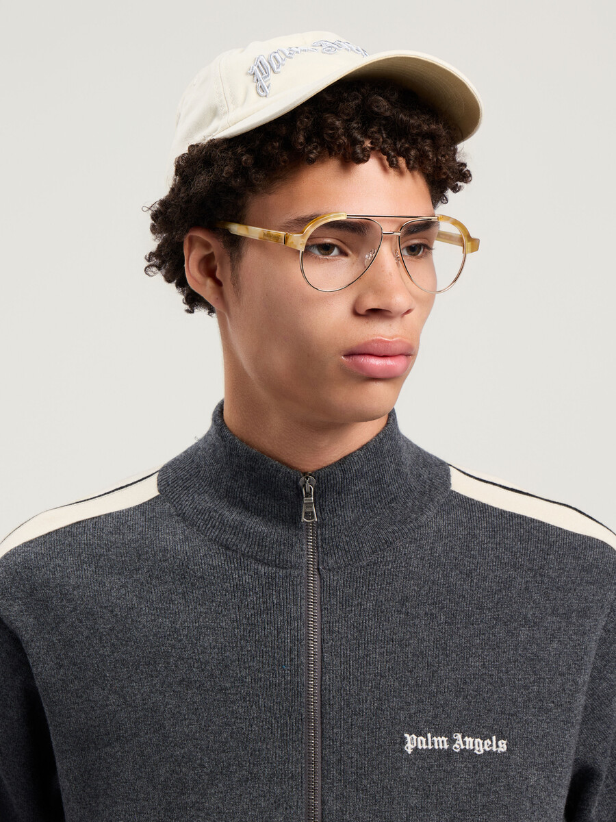 curved logo tonal cap