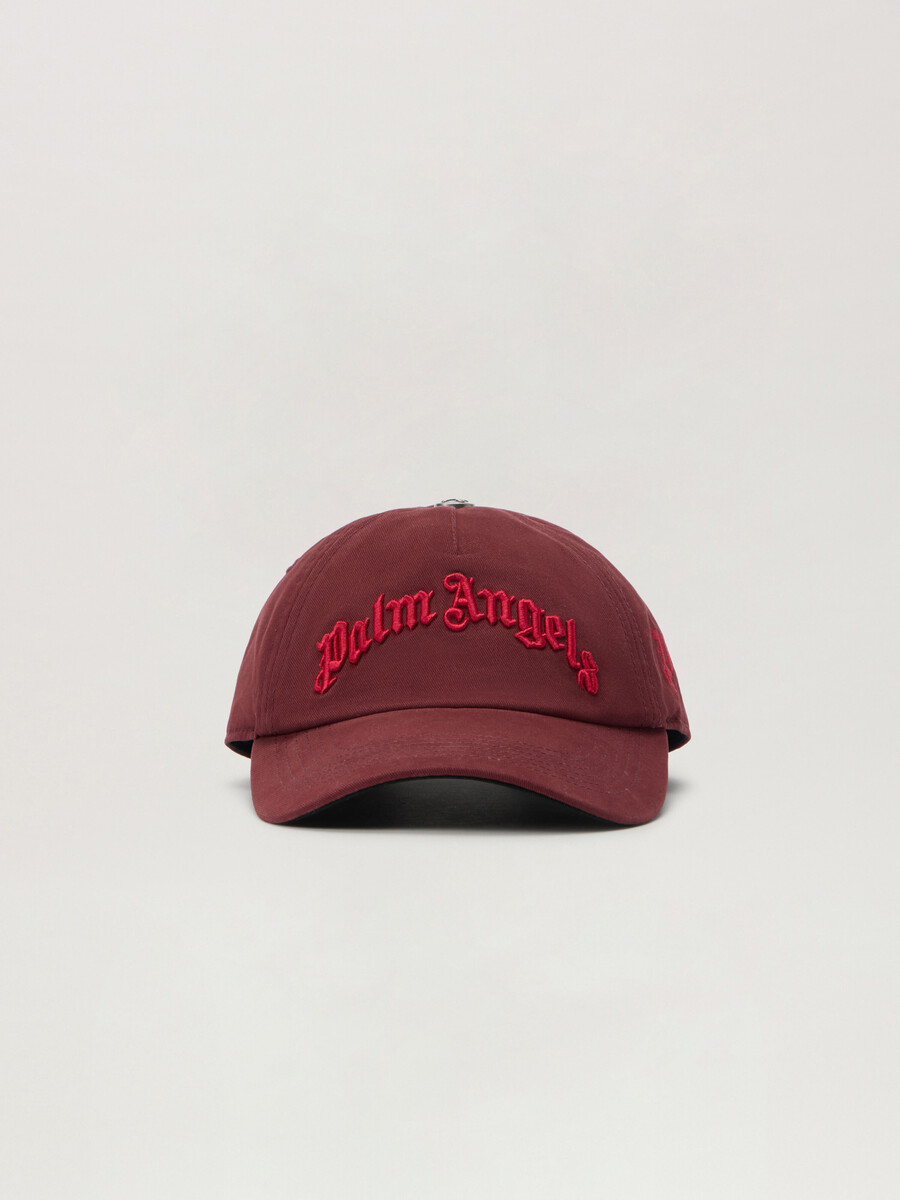 curved logo cap