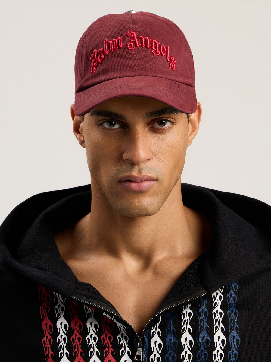 curved logo cap