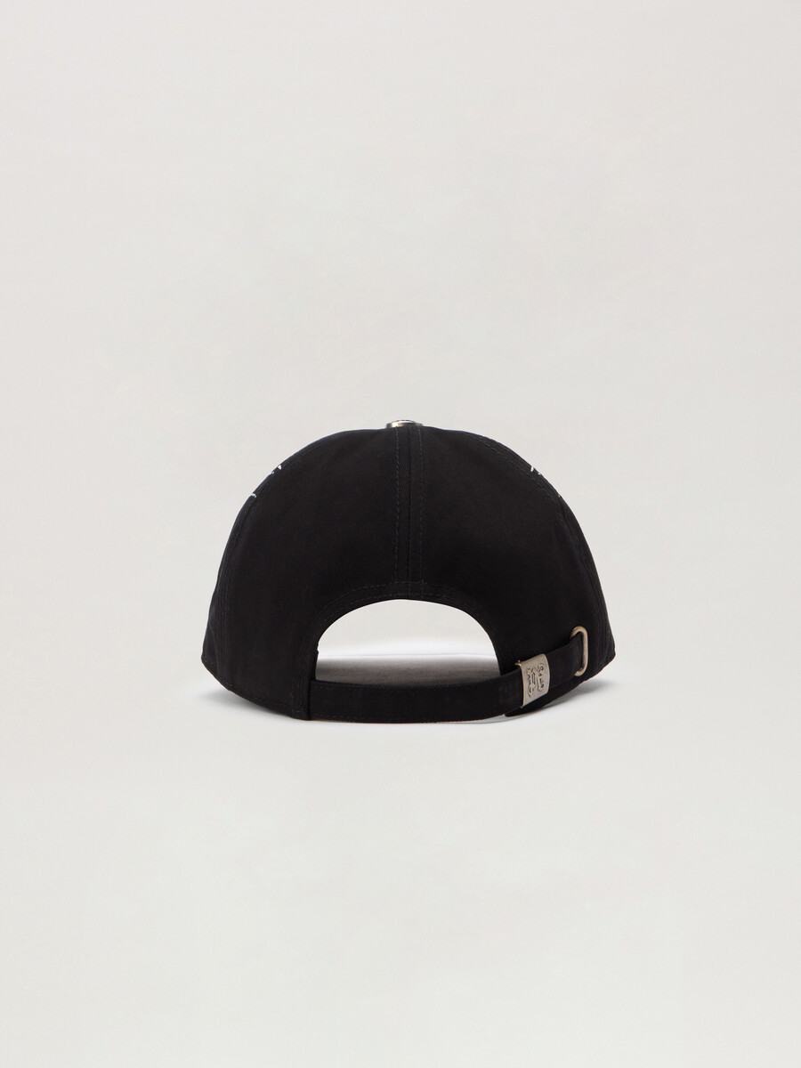 curved logo flames cap