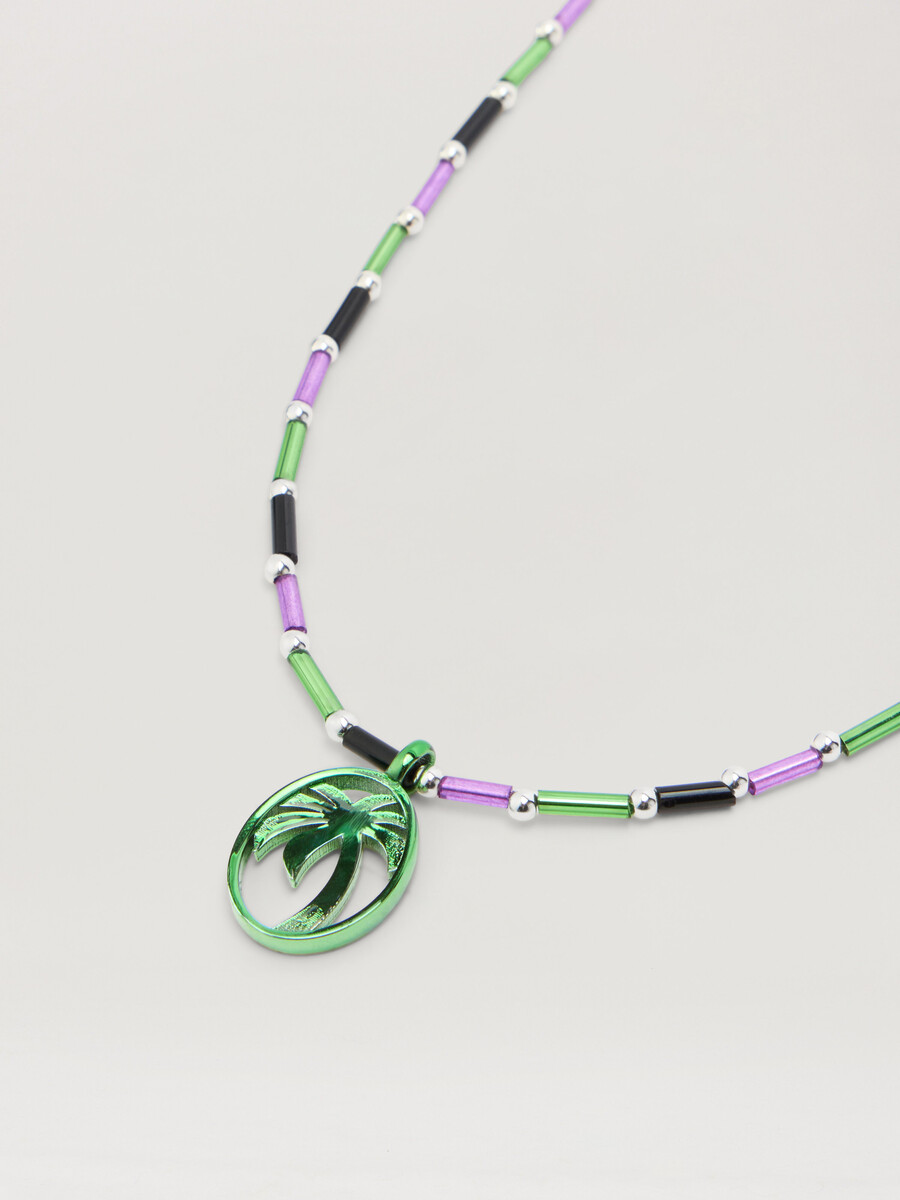 oval beads necklace