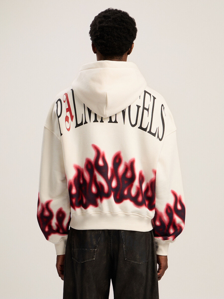 flames loose hoodie