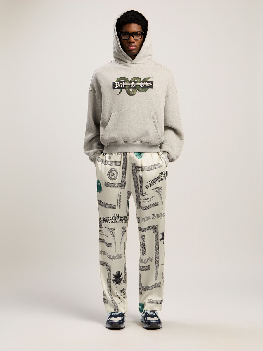 snake graphic hoodie