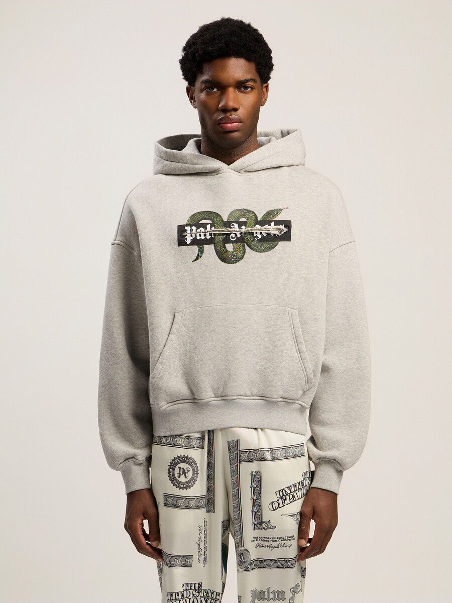 snake graphic hoodie