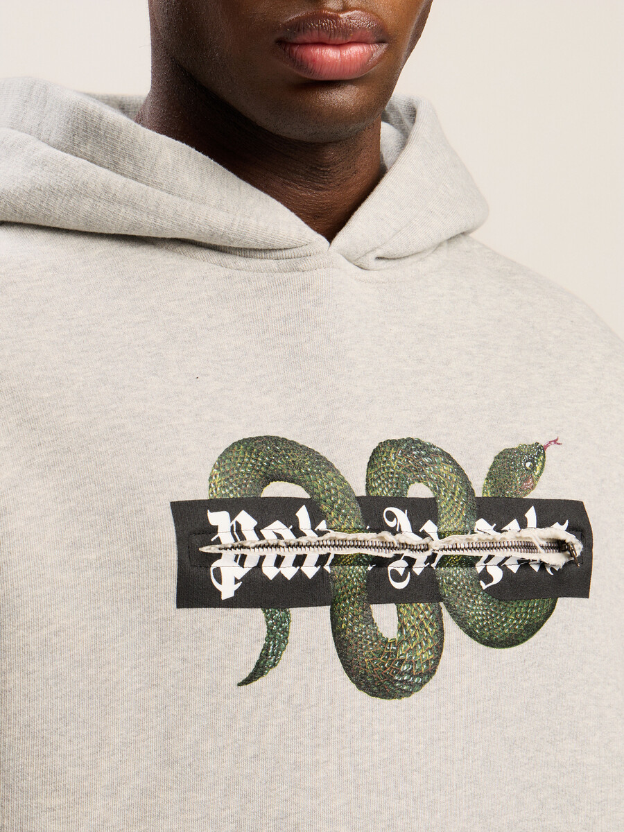 snake graphic hoodie