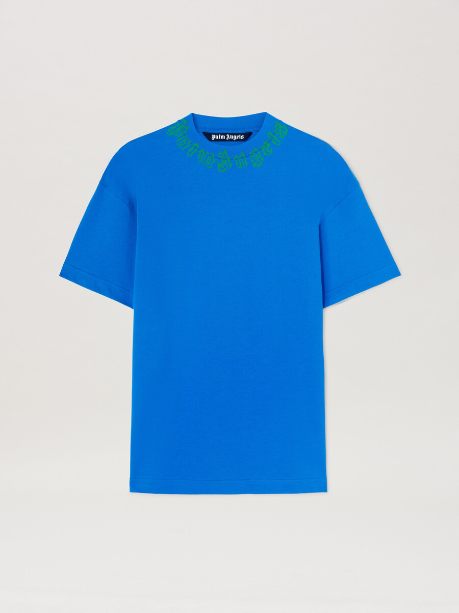 neck logo tee