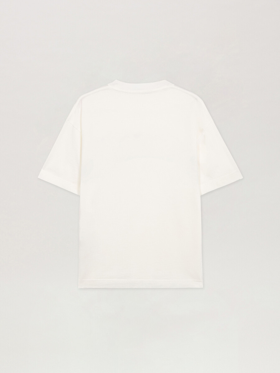curved logo t-shirt