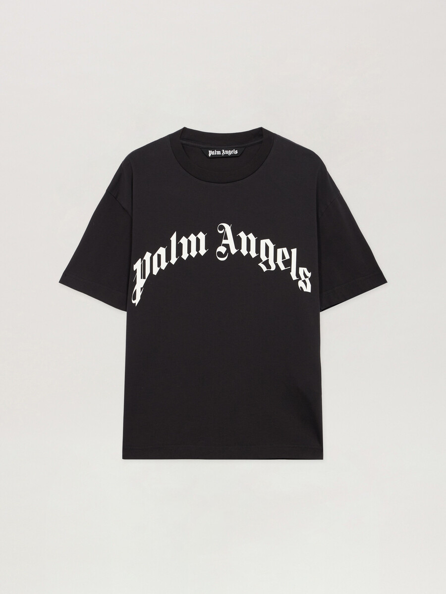 curved logo reg t-shirt