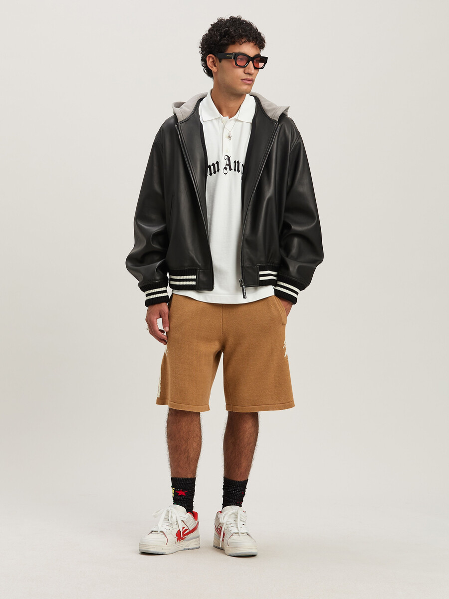curved logo polo ss