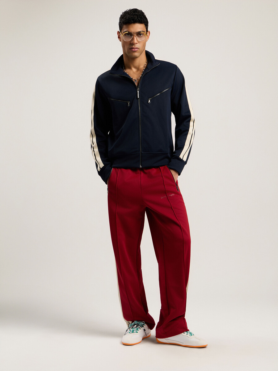 classic logo zip-up track pants
