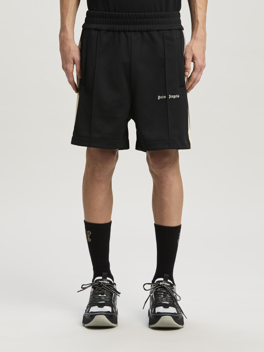 classic logo track shorts