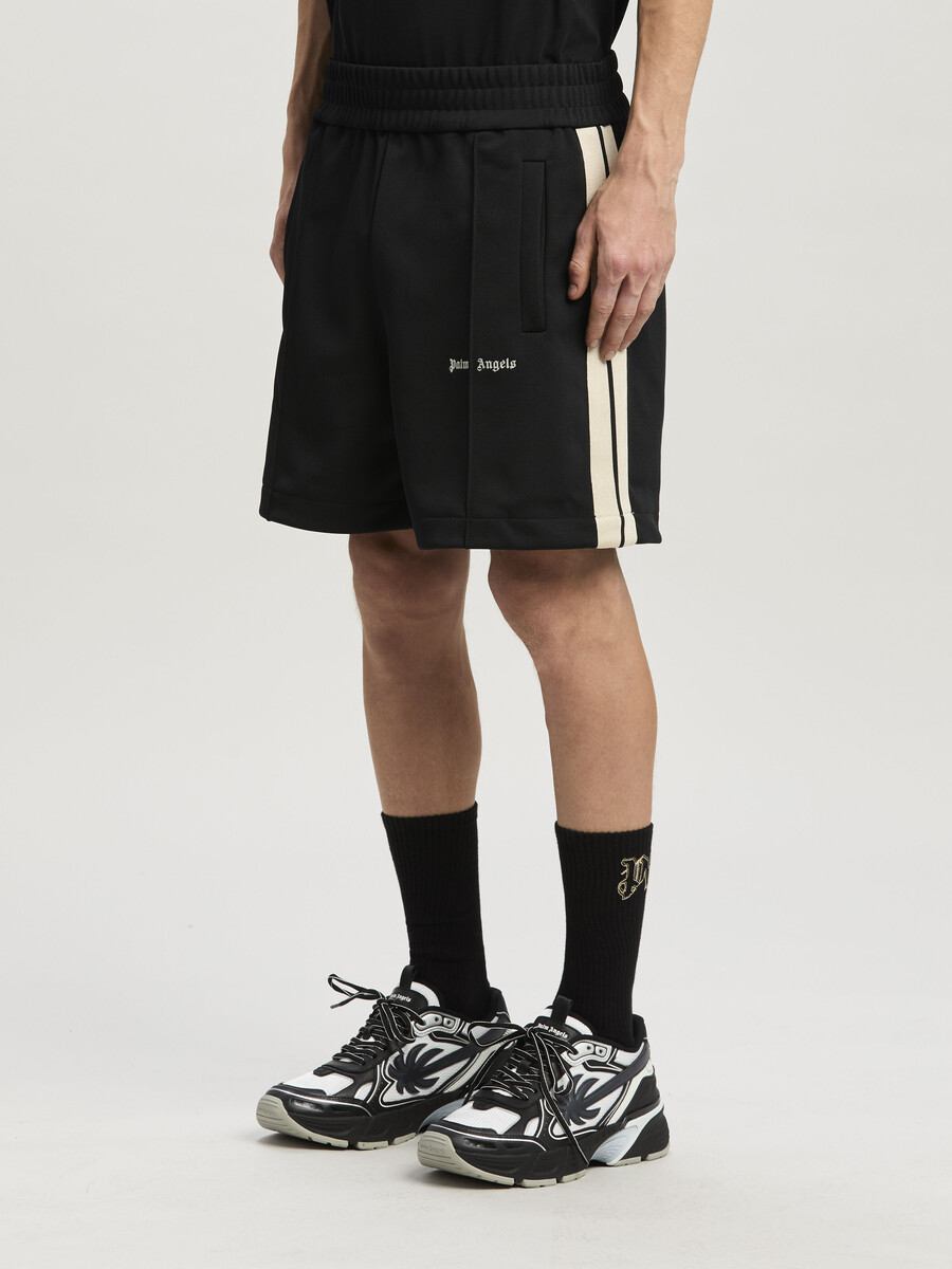 classic logo track shorts