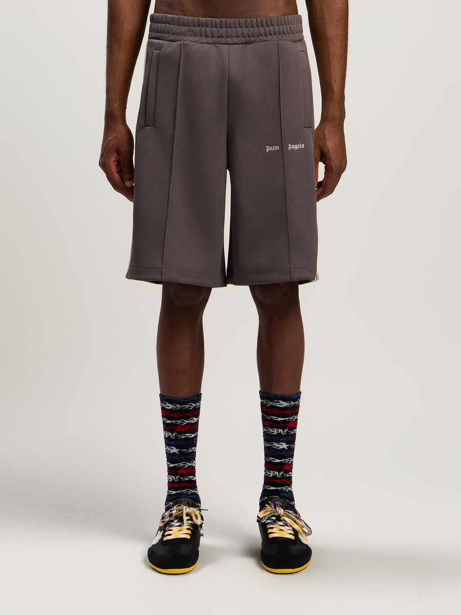 classic logo track shorts