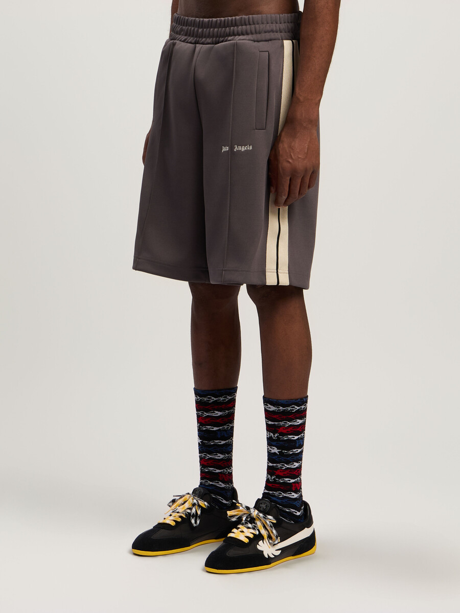 classic logo track shorts