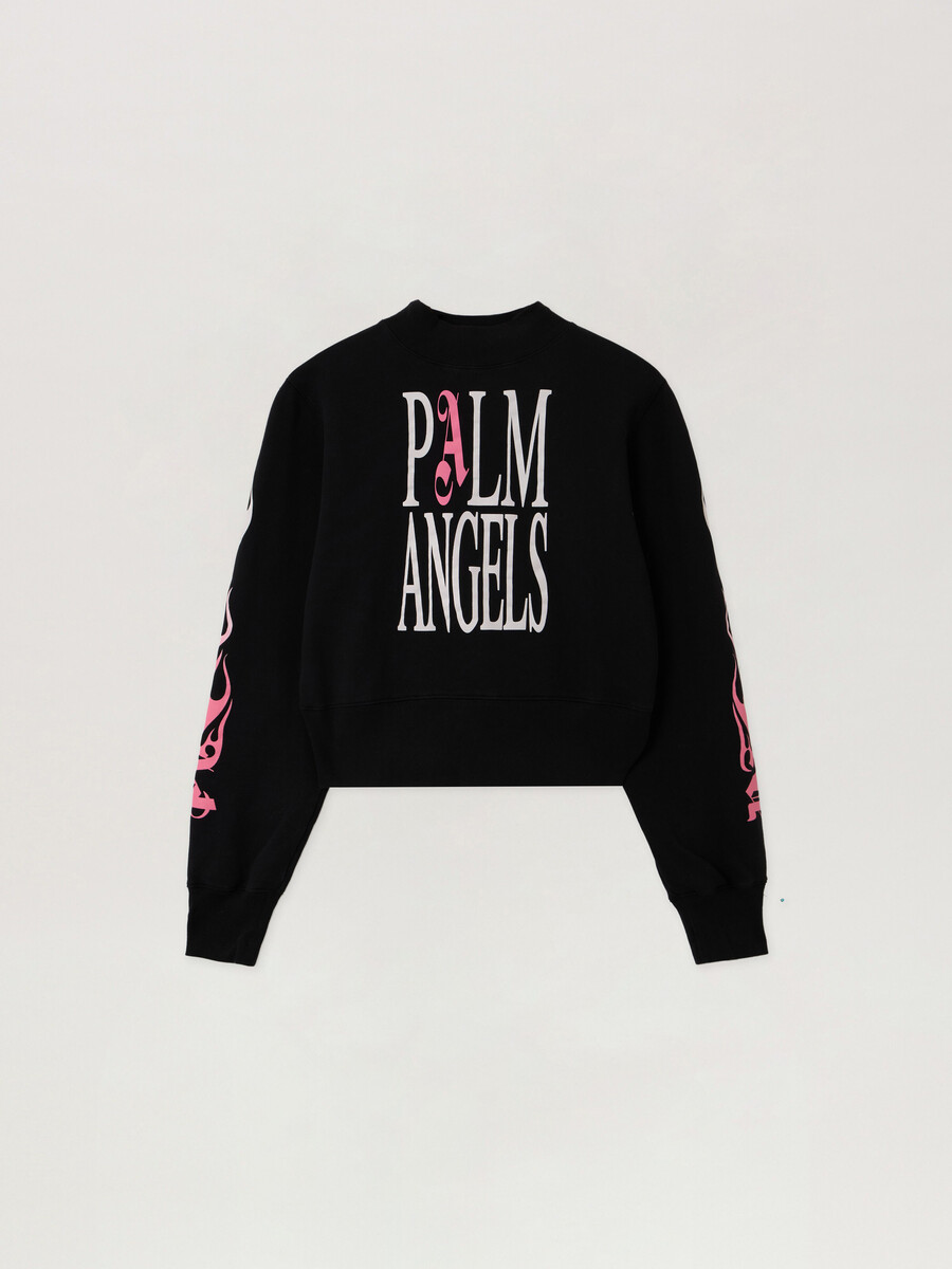 flames fitted crew sweatshirt