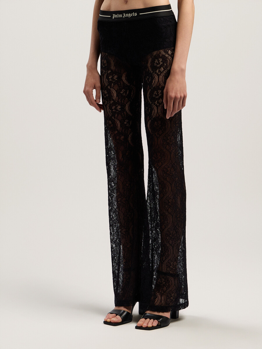 classic logo lace pants