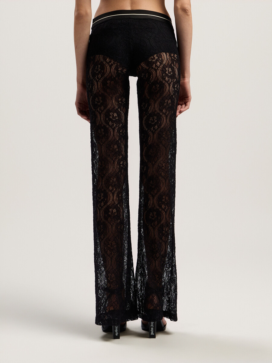 classic logo lace pants