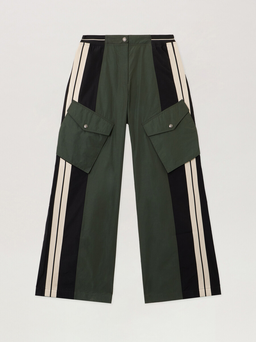 colorblock cargo pants
