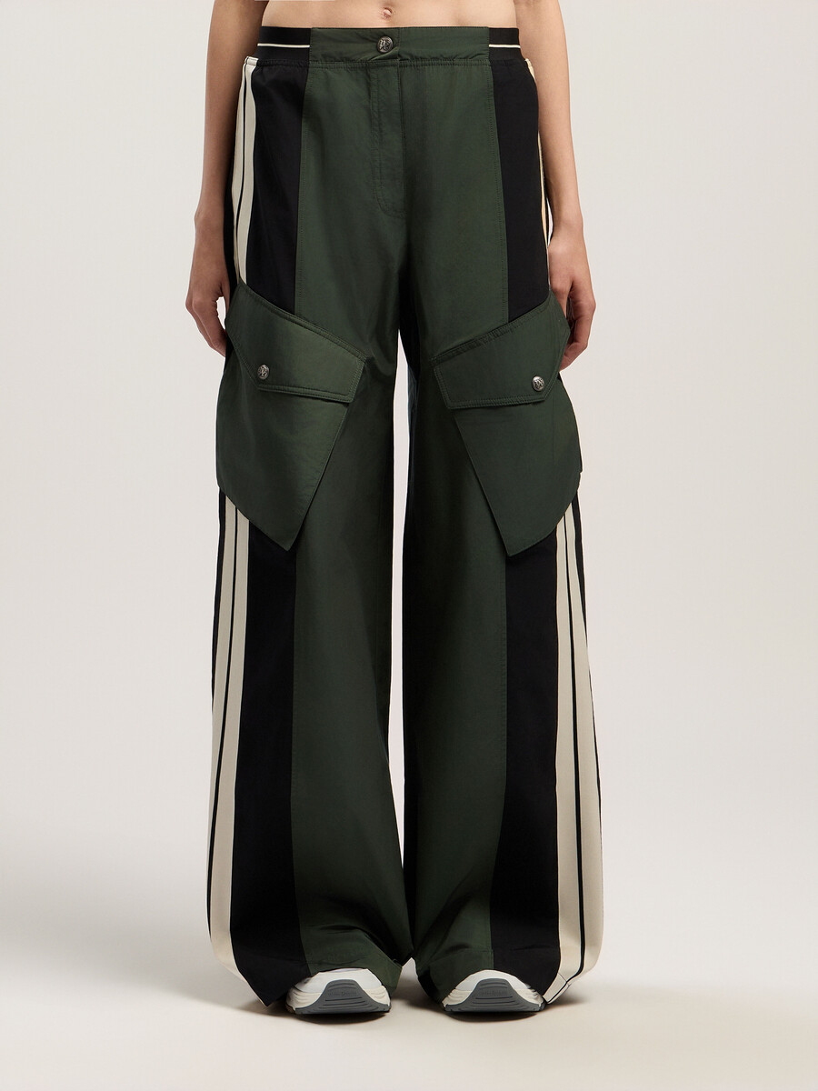 colorblock cargo pants