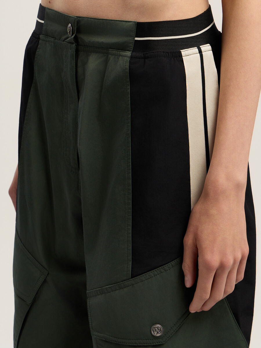 colorblock cargo pants