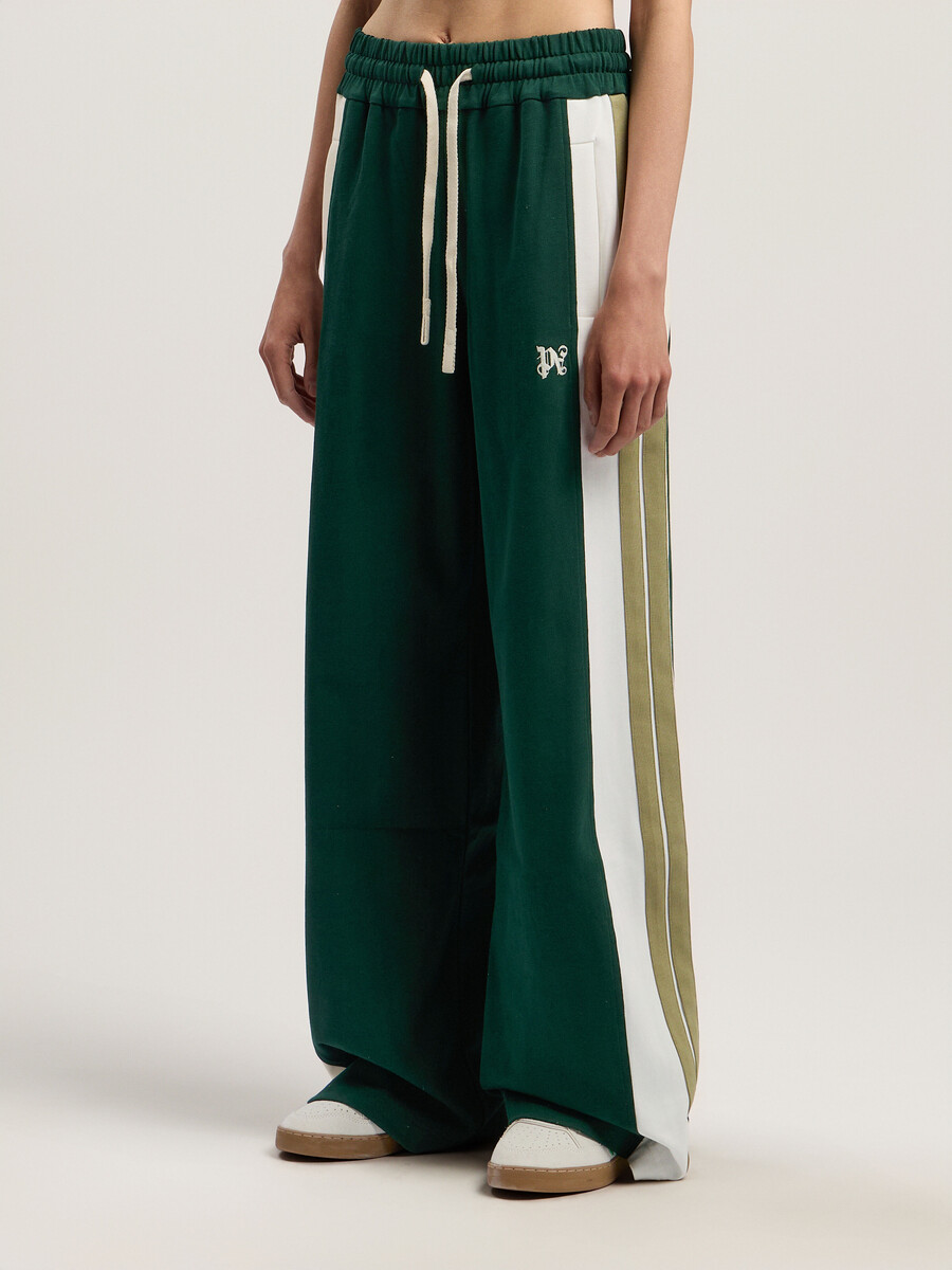 monogram colorblock sweatpant