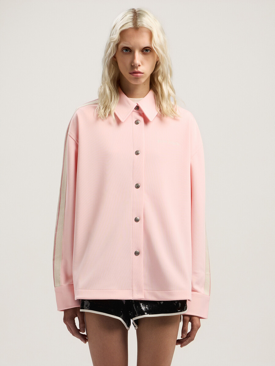 classic logo tonal track shirt