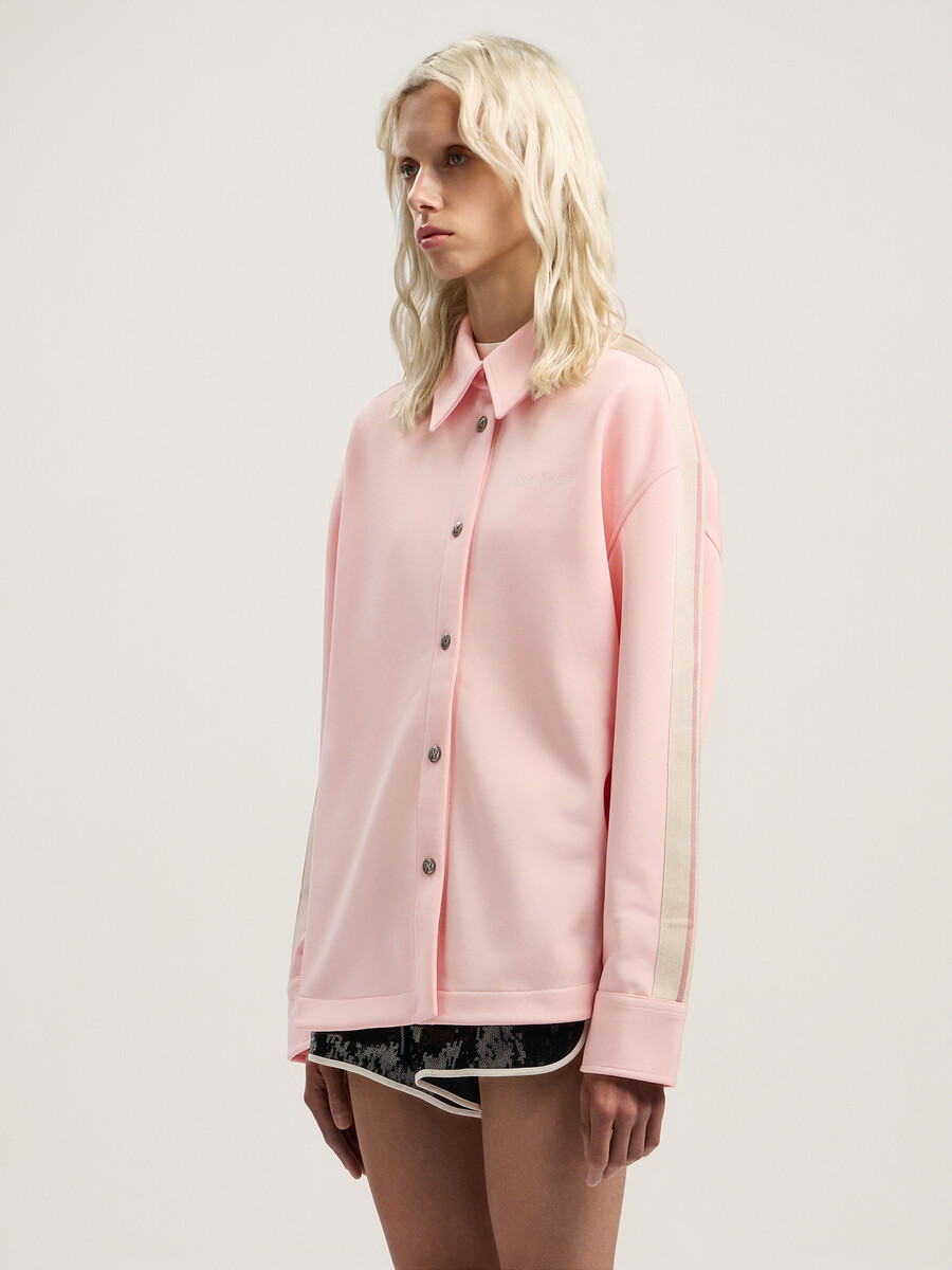 classic logo tonal track shirt