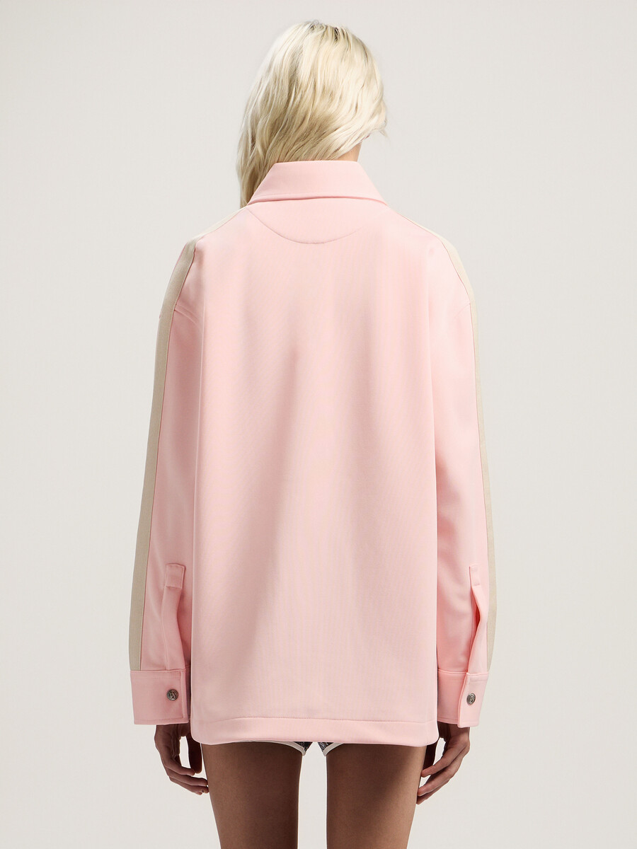 classic logo tonal track shirt