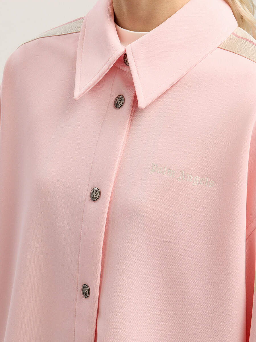 classic logo tonal track shirt
