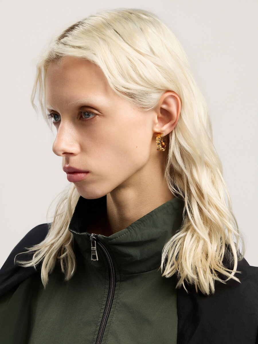 classic logo earrings