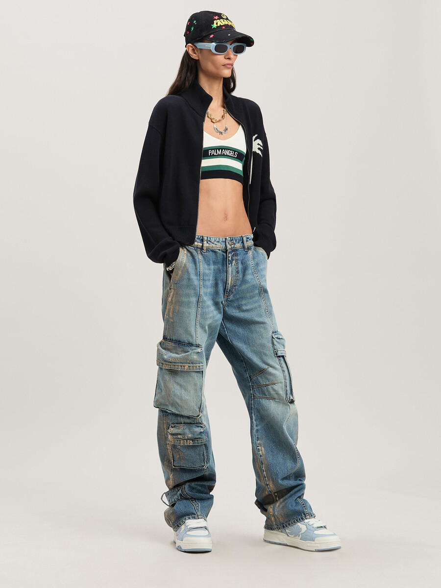 palms knit track top