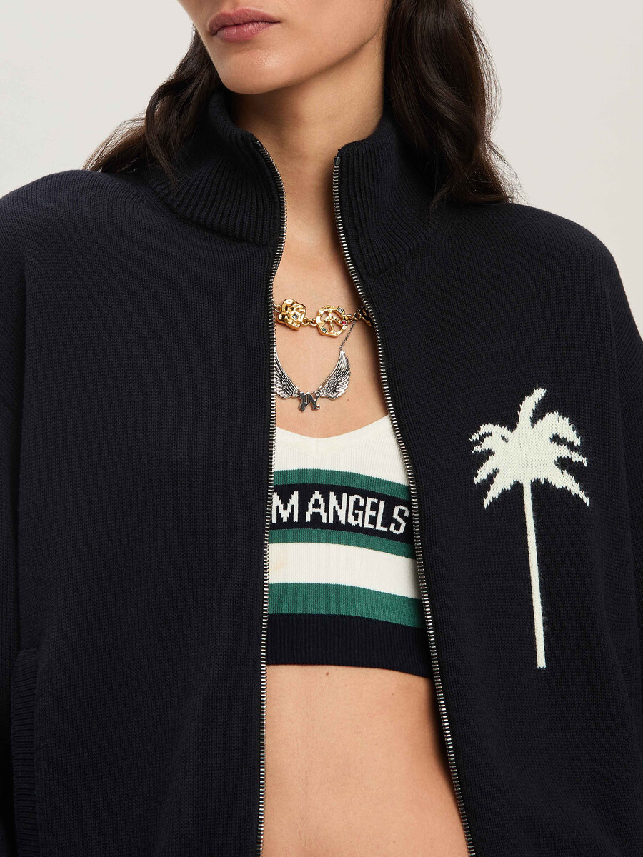 palms knit track top