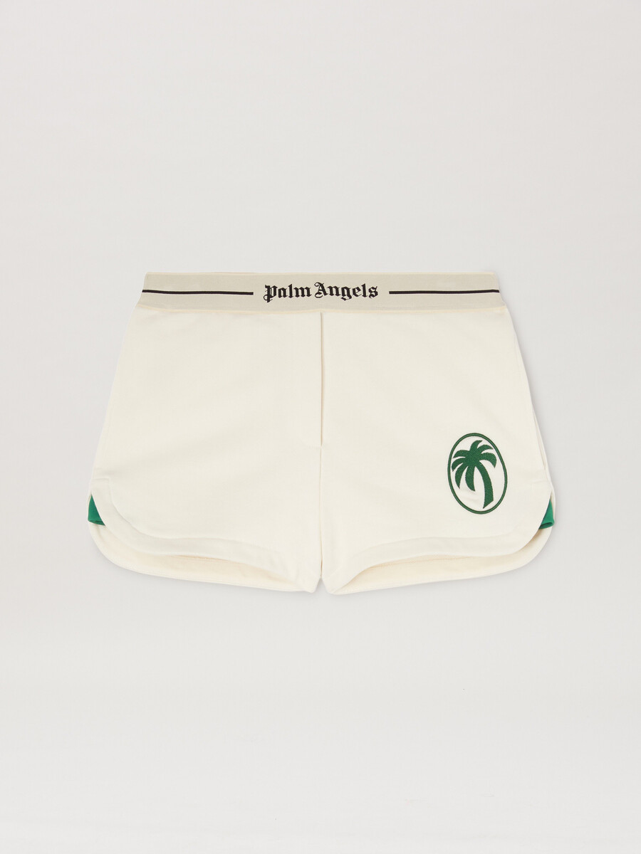 oval palm sweatshorts off white - forest